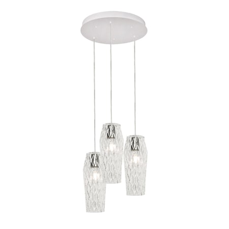 Candace Triple Pendant Medium Base W Lm 120V